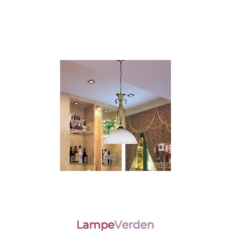 Northern Rural Bordlampe er moderne og kontrakterede ideer Single Head Droplight Glas Lampe