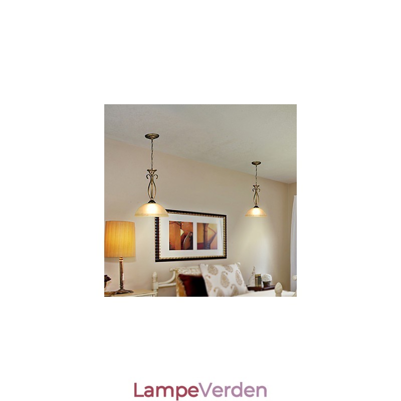 Northern Rural Bordlampe er moderne og kontrakterede ideer Single Head Droplight Glas Lampe