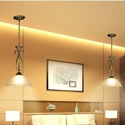 Northern Rural Bordlampe er moderne og kontrakterede ideer Single Head Droplight Glas Lampe