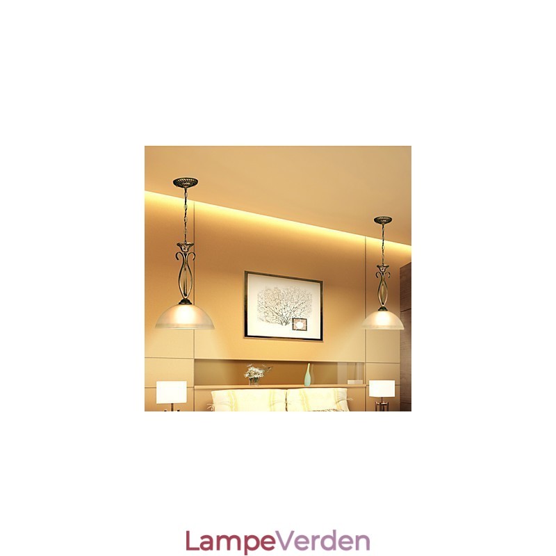 Northern Rural Bordlampe er moderne og kontrakterede ideer Single Head Droplight Glas Lampe