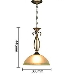 Northern Rural Bordlampe er moderne og kontrakterede ideer Single Head Droplight Glas Lampe