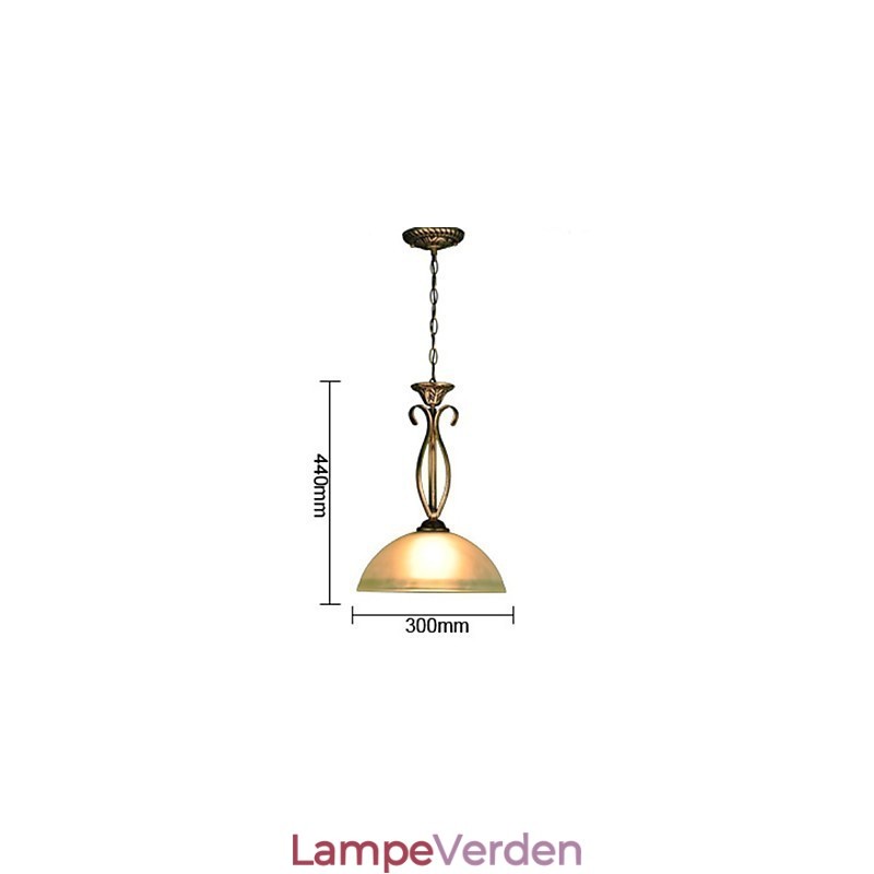 Northern Rural Bordlampe er moderne og kontrakterede ideer Single Head Droplight Glas Lampe