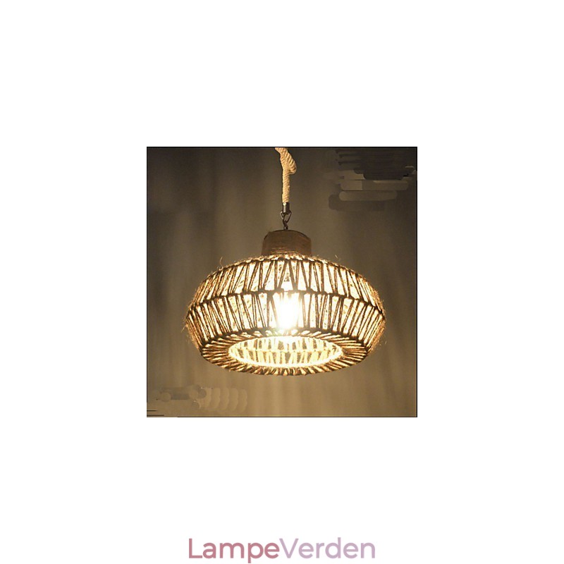 Vintage håndlavede kunstværker kreativ lysekronelampe.