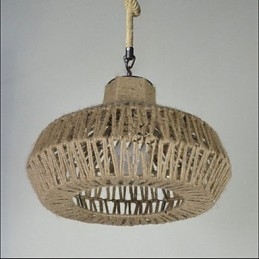 Vintage håndlavede kunstværker kreativ lysekronelampe.