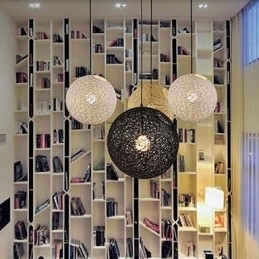 CreativeAmerican Country Creative Cany Art Color Droplight og sfærisk form lampe lys