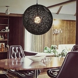 CreativeAmerican Country Creative Cany Art Color Droplight og sfærisk form lampe lys
