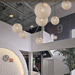 CreativeAmerican Country Creative Cany Art Color Droplight og sfærisk form lampe lys