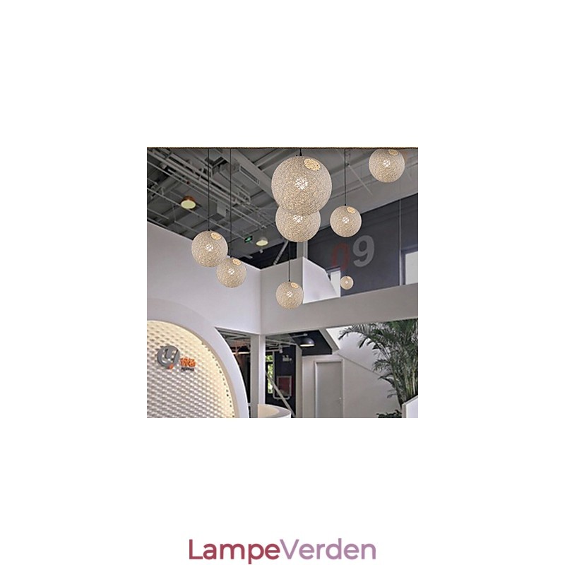 CreativeAmerican Country Creative Cany Art Color Droplight og sfærisk form lampe lys