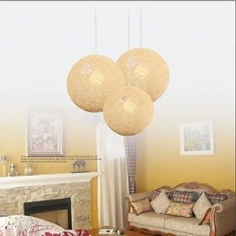 CreativeAmerican Country Creative Cany Art Color Droplight og sfærisk form lampe lys