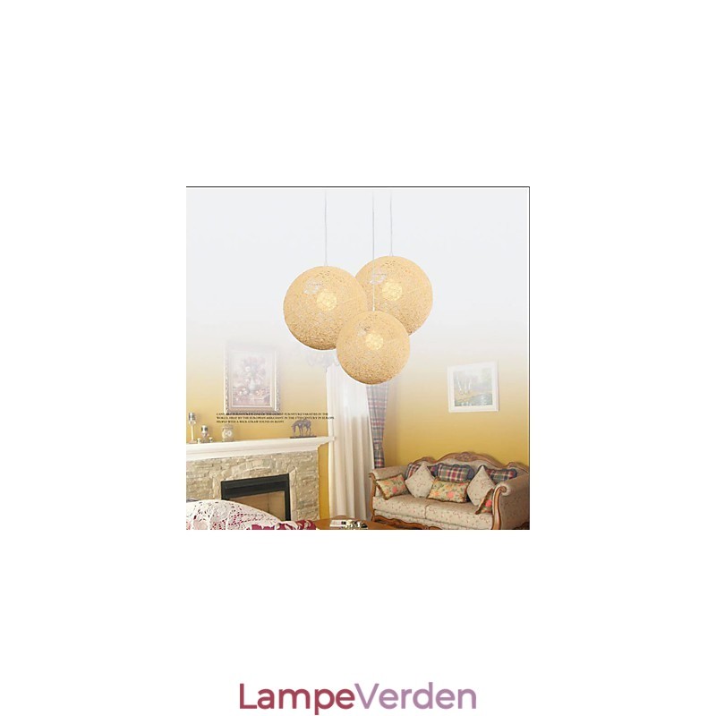 CreativeAmerican Country Creative Cany Art Color Droplight og sfærisk form lampe lys