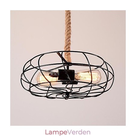 Vintage American Lron Rope Creative Industrial Fan lysekrone Vintage American Lron Rope Creative Industrial Fan lysekrone