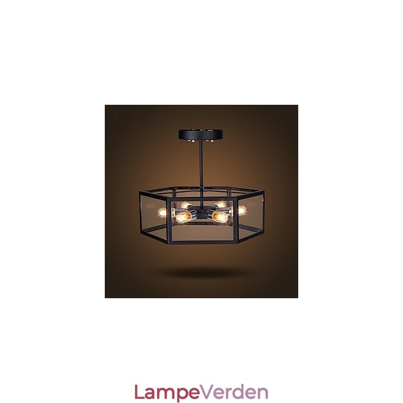 Glaslysekrone Moderne Minimalistisk Middelhavscafé Nordiske Lamper Lysekrone