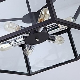 Glaslysekrone Moderne Minimalistisk Middelhavscafé Nordiske Lamper Lysekrone