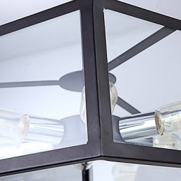 Glaslysekrone Moderne Minimalistisk Middelhavscafé Nordiske Lamper Lysekrone