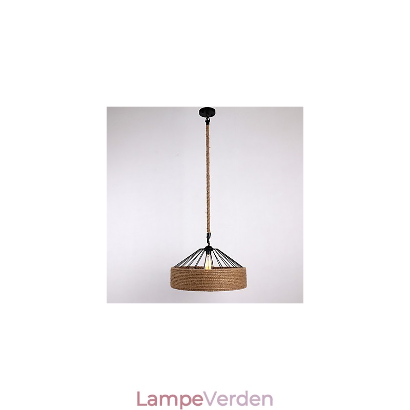1 Light Rope Pendel Light Mini Style Modern Contemporary Country