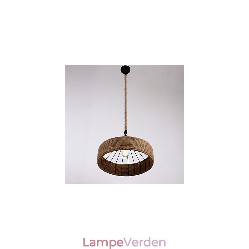 1 Light Rope Pendel Light Mini Style Modern Contemporary Country
