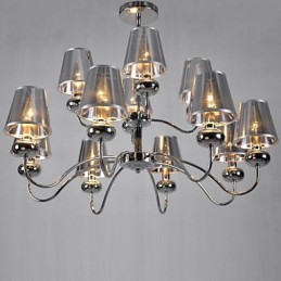 imum Moderne Moderne Traditionel Klassisk Mini Stil Krom Metal Lysekrone Pendel Light Dining