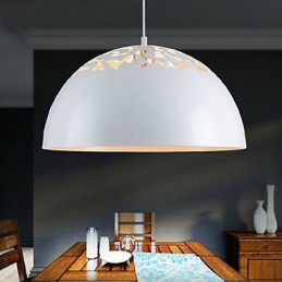 Vintage stil minimalistisk 1 lys pendel med udskåret skygge pendel lys