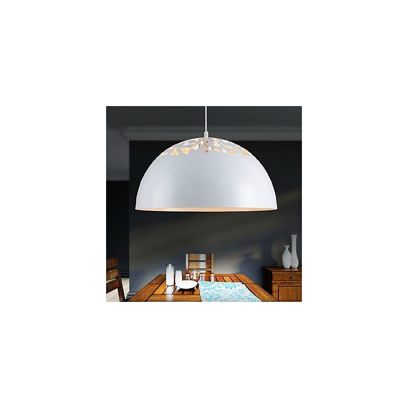 Vintage stil minimalistisk 1 lys pendel med udskåret skygge pendel lys