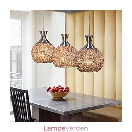 Moderne moderne, børstet metal indbygningsmontering Moderne moderne, børstet metal indbygningsmontering