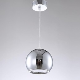 Moderne moderne globe galvaniseret metal pendellampe