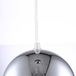 Moderne moderne globe galvaniseret metal pendellampe
