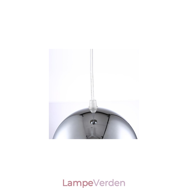Moderne moderne globe galvaniseret metal pendellampe