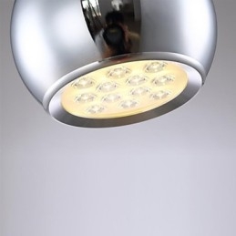 Moderne moderne globe galvaniseret metal pendellampe