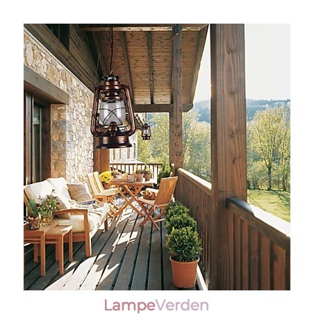 Country Lantern Mini Style Bronze Pendel Light Country Lantern Mini Style Bronze Pendel Light
