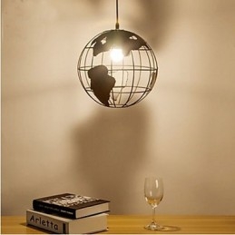 Nordic Modern Simple Earth Single Head Hængelampe