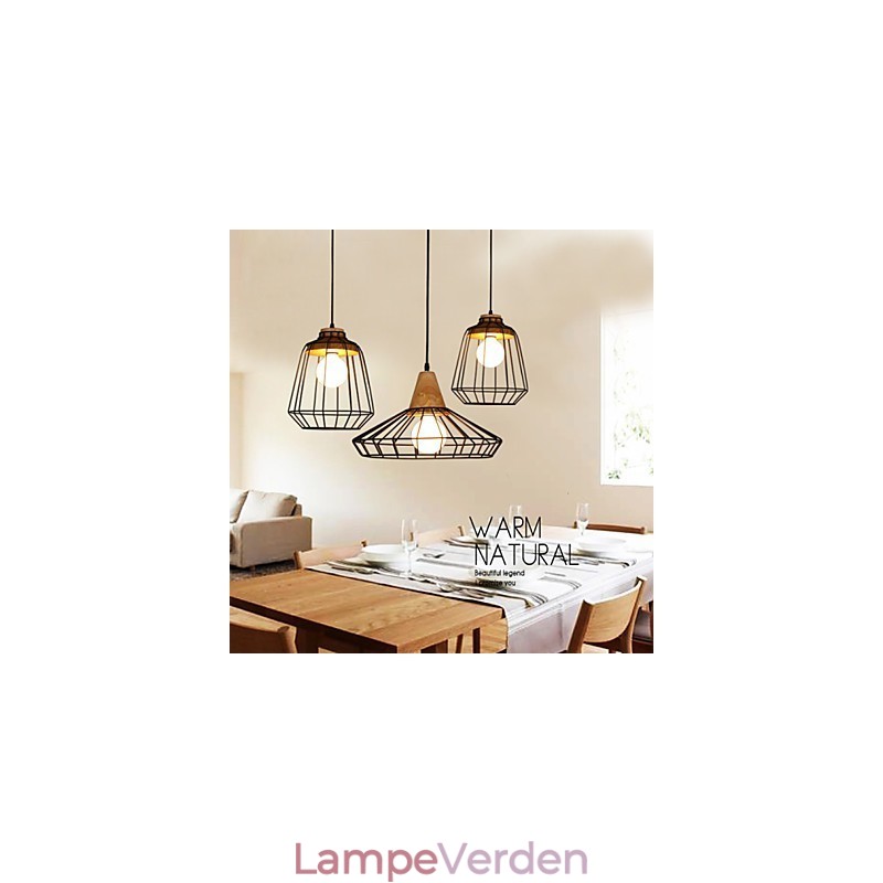 Nordic Creative Smedejernslysekrone Cafe Retro Net Droplight