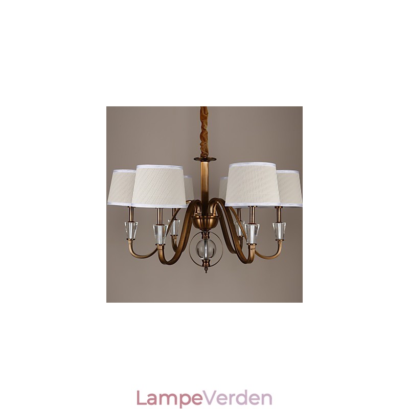 Rustik Lodge Vintage krystal mini stil galvaniseret metal lysekrone