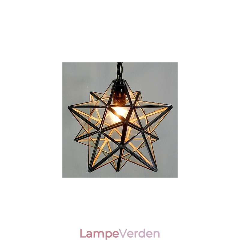 Pentagon Star Light kontraheret og moderne lysekronelampe