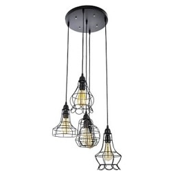 Country Mini Style Maleri Metal Lysekrone