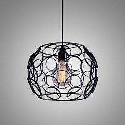 Creative Contracted Nordic Smedejern Glas Single Head Droplight Lamp Light