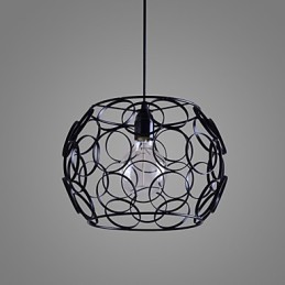 Creative Contracted Nordic Smedejern Glas Single Head Droplight Lamp Light