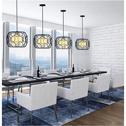 Creative Contracted Nordic Smedejern Glas Single Head Droplight Lamp Light