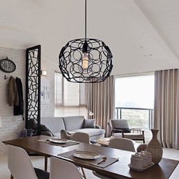 Creative Contracted Nordic Smedejern Glas Single Head Droplight Lamp Light