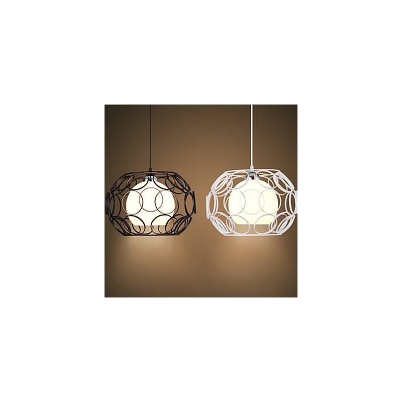 Creative Contracted Nordic Smedejern Glas Single Head Droplight Lamp Light