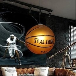 Glas Pendant Cafe Retro Basketball Pendant