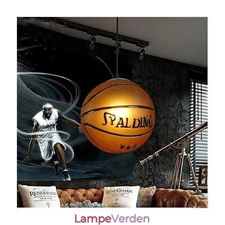 Glas Pendant Cafe Retro Basketball Pendant