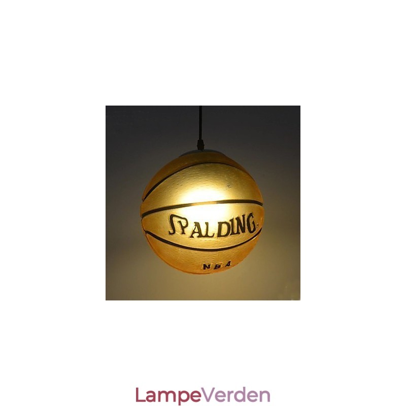 Glas Pendant Cafe Retro Basketball Pendant