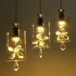 Moderne moderne Crystal Others Glas Pendel Light