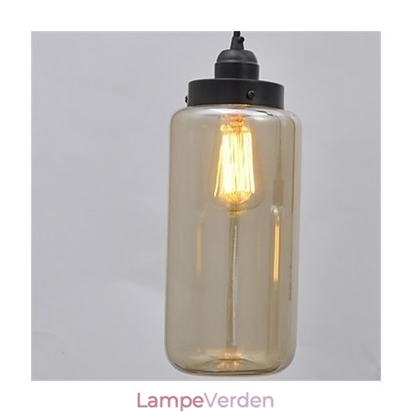 Amerikansk retro minimalistisk enkelt glas lysekrone Amerikansk retro minimalistisk enkelt glas lysekrone