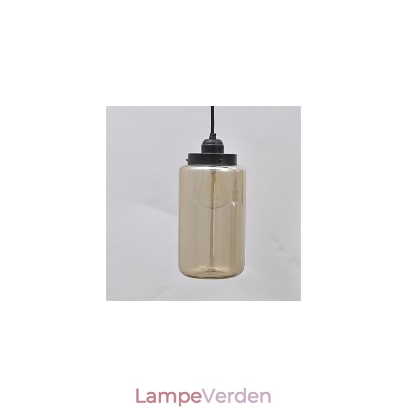Amerikansk retro minimalistisk enkelt glas lysekrone
