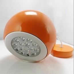 Moderne moderne Globe maleri Metal Pendel Light