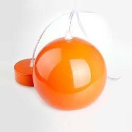 Moderne moderne Globe maleri Metal Pendel Light