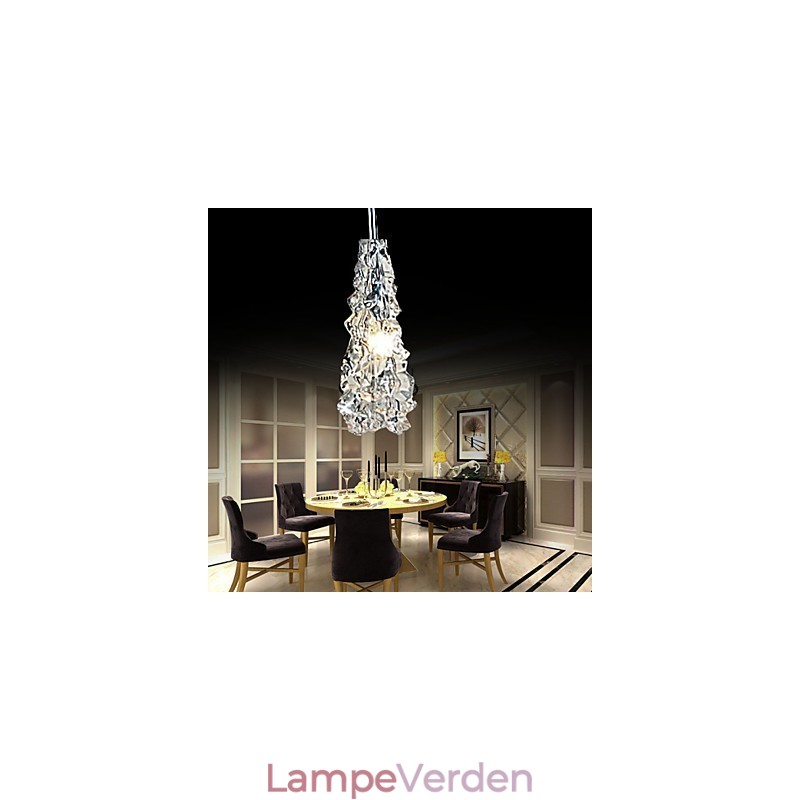 Tradition Classic Gennemsigtigt glas 1 lys lysekrone