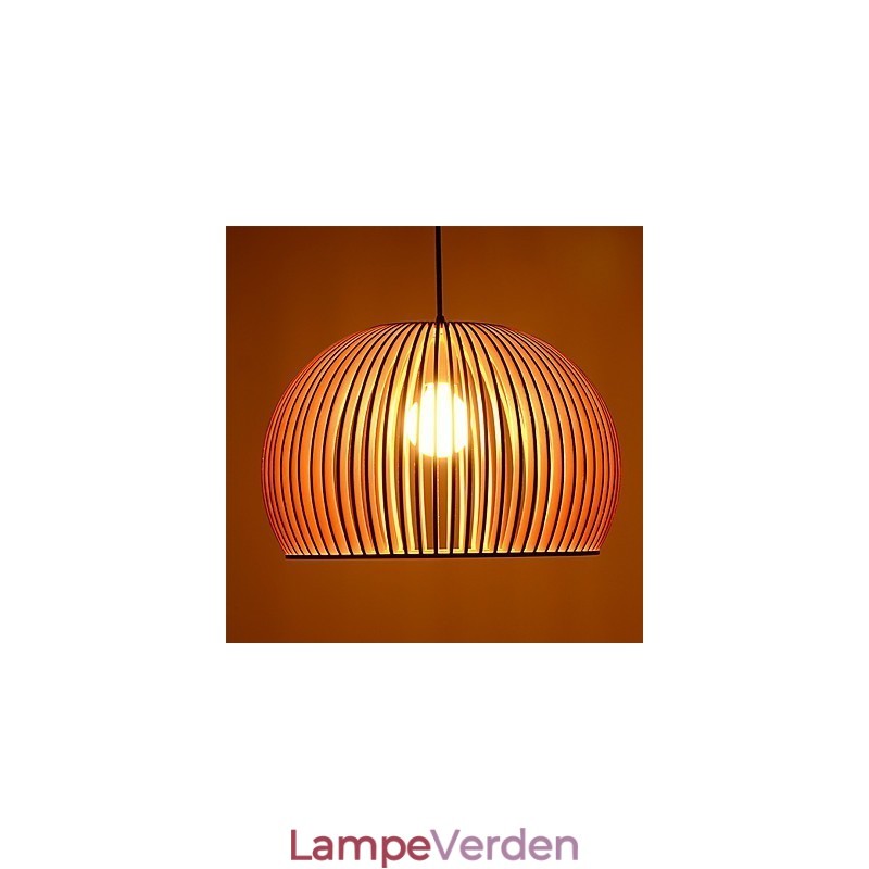 Designstil Cirkulær Funktion L Pendel 1 Lys træ