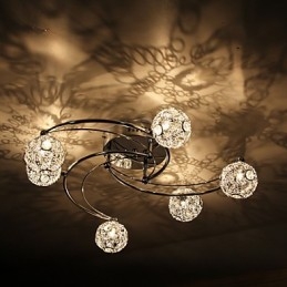 Moderne moderne galvaniseret flush Mount